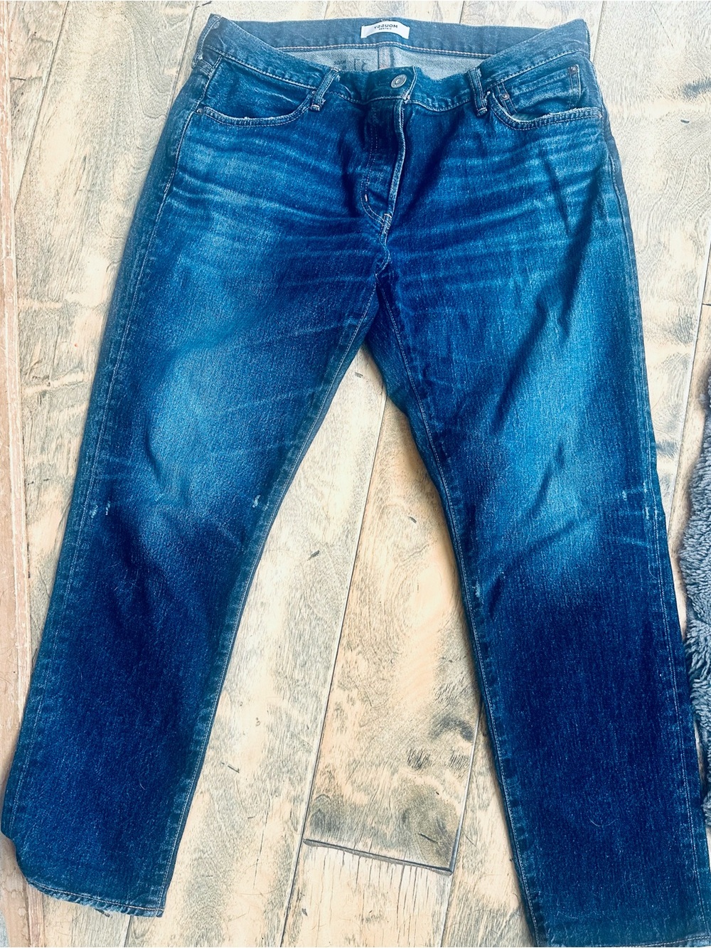 Moussy Women’s 31 Straight leg Dark Blue Denim Jeans